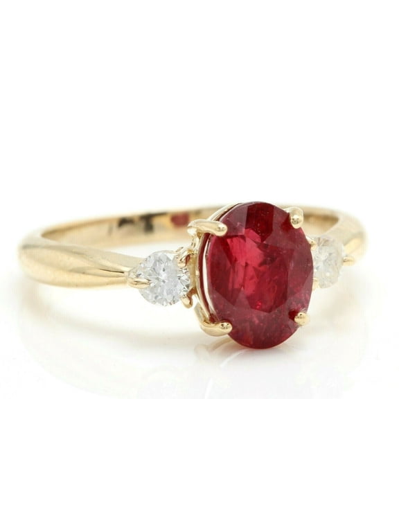 14k Yellow Gold 2.7 Carat Natural Ethiopian Opal and Pink Tourmaline Ring