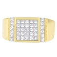 thumbnail image 1 of 14k Yellow Gold 2 ct TDW Princess Diamond Cluster Ring (G-H, VS1-VS2), 1 of 5