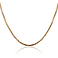 thumbnail image 1 of 14K Solid Yellow Gold 2.5mm Franco Link Chain Necklace, 1 of 4