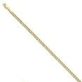 thumbnail image 1 of 14k Yellow Gold 3.35m SemiSolid Curb Link Chain, 1 of 4
