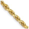 thumbnail image 1 of 14k Yellow Gold Solid 3.50mm D Cut Quadruple Rope Chain Bracelet 7 Inch Lobster Claw - Identification Bracelet for Women, 1 of 2