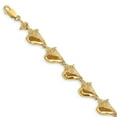 thumbnail image 1 of 14k Yellow Gold 3D Conch Shell Link Bracelet, 1 of 7