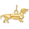 thumbnail image 1 of 14k Yellow Gold 3D Dachshund Dog Charm - 14mm, 1 of 7