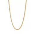 thumbnail image 1 of 14k Yellow Gold 3mm Hollow Miami Cuban Chain Necklace, 16” to 24”, Women’s, Unisex, 1 of 2