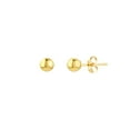 thumbnail image 1 of 14k Yellow Gold 4mm Ball Stud Earrings Ball Earring for Women - .2 Grams, 1 of 2