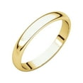 thumbnail image 1 of 14k Yellow Gold 4mm Light Half Round Band Ring - 3.2 Grams - Size 9, 1 of 2