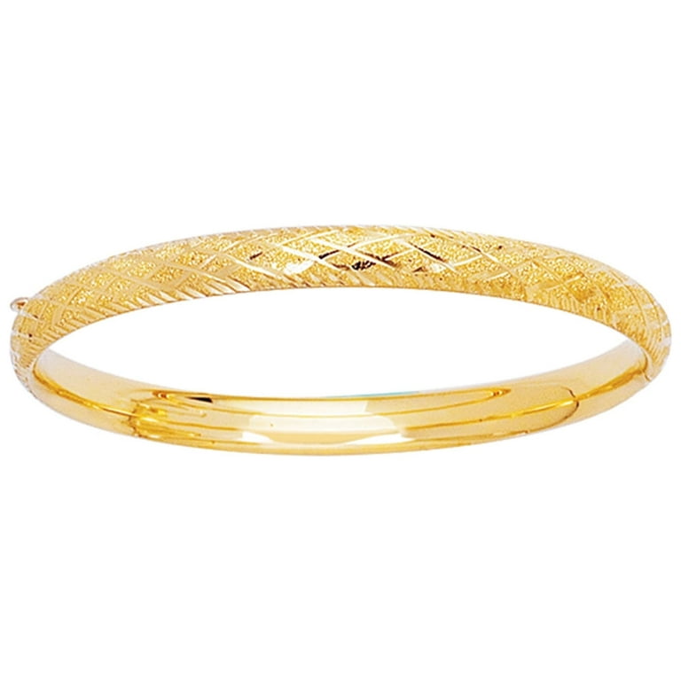 Children's Flex Bangle Bracelet in 14K Gold - Yellow Gold