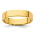 thumbnail image 1 of 14k Yellow Gold 5mm Lightweight Flat Wedding Band Size 6, 1 of 5