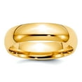 thumbnail image 1 of 14k Yellow Gold Solid Polished 6mm Comfort-Fit Band Ring Size 10 Ring for Women and Men - 9.0 Grams, 1 of 2