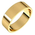 thumbnail image 1 of 14k Yellow Gold 6mm Flat Band Ring Size 11.5 Ring for Women and Men - 6.6 Grams, 1 of 2