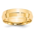thumbnail image 1 of 14k Yellow Gold 6mm Knife Edge Comfort Fit Wedding Band Size 10, 1 of 1