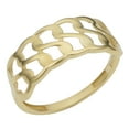 thumbnail image 1 of KoolJewelry 14k Yellow Gold 7.9 mm Double Row Curb Ring (size 7), 1 of 4