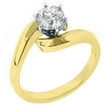 thumbnail image 1 of 14k Yellow Gold .75 Carats Solitaire Brilliant Round Diamond Engagement Ring, 1 of 1