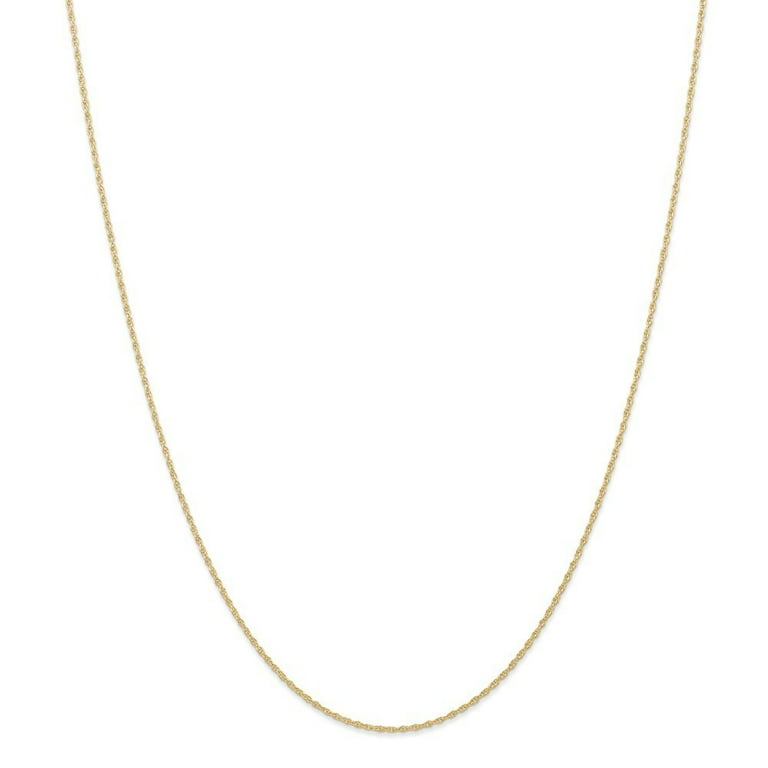 14k Yellow Gold 8R Carded Chain Necklace Grams 18 Inch
