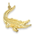 thumbnail image 1 of 14k Yellow Gold Alligator (23x31mm) Pendant / Charm, 1 of 3