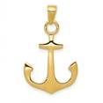 thumbnail image 1 of 14k Yellow Gold Anchor Charm Pendant, 1 of 7