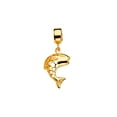 thumbnail image 1 of 14k Yellow Gold Animal Sealife Fish Charm For Mix and Match Bracelet 10x24mm Charm Bracelet, 1 of 2