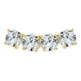 thumbnail image 1 of 14k Yellow Gold, Anniversary Slider Pendant Charm 4 Created CZ Crystals, 1 of 3