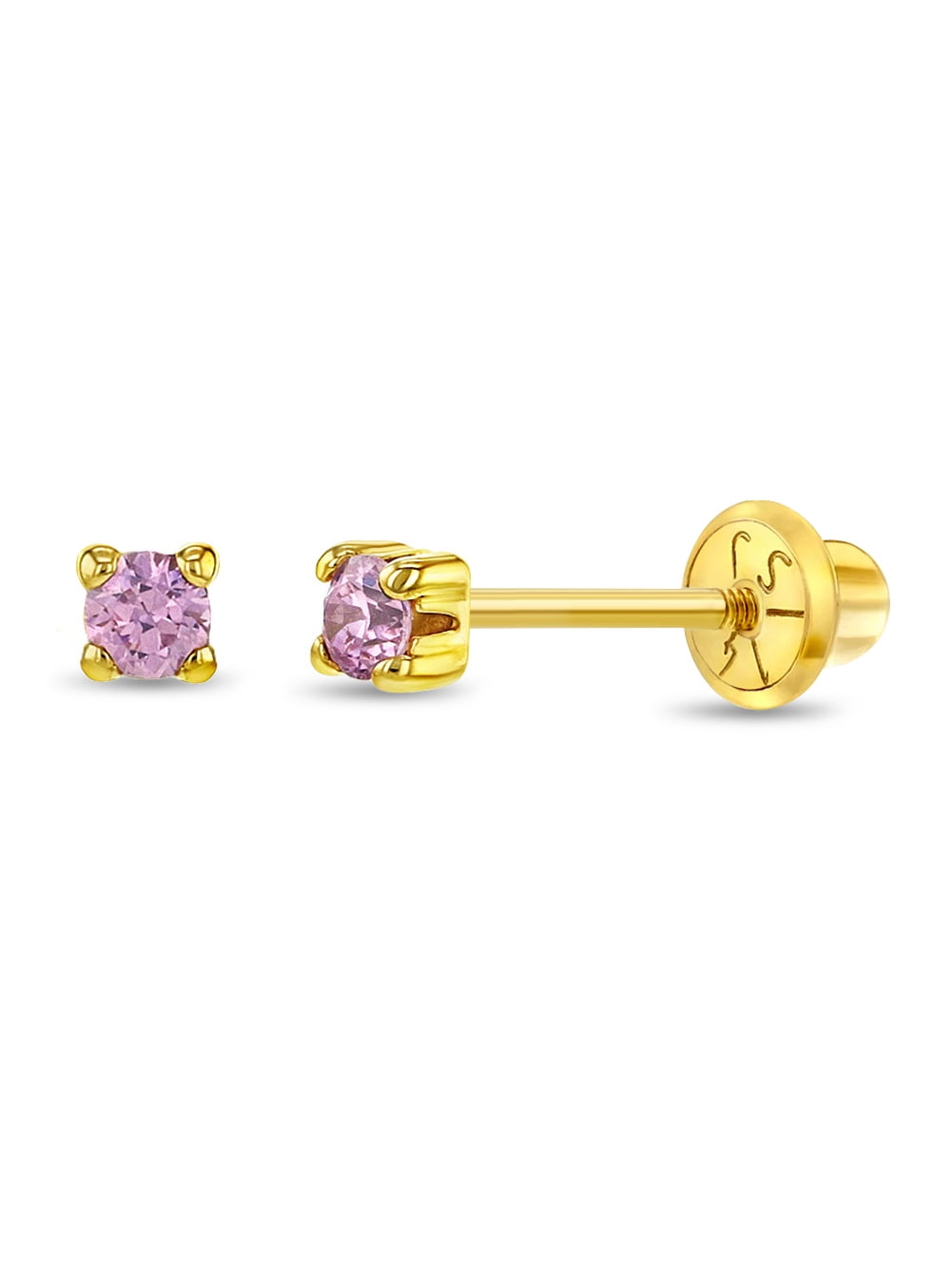 Baby girl screw back earrings on sale