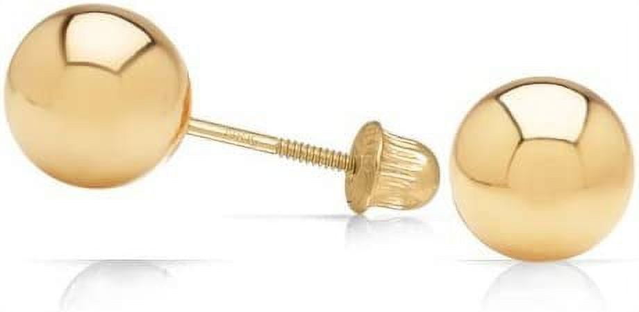 Screw ball earrings deals