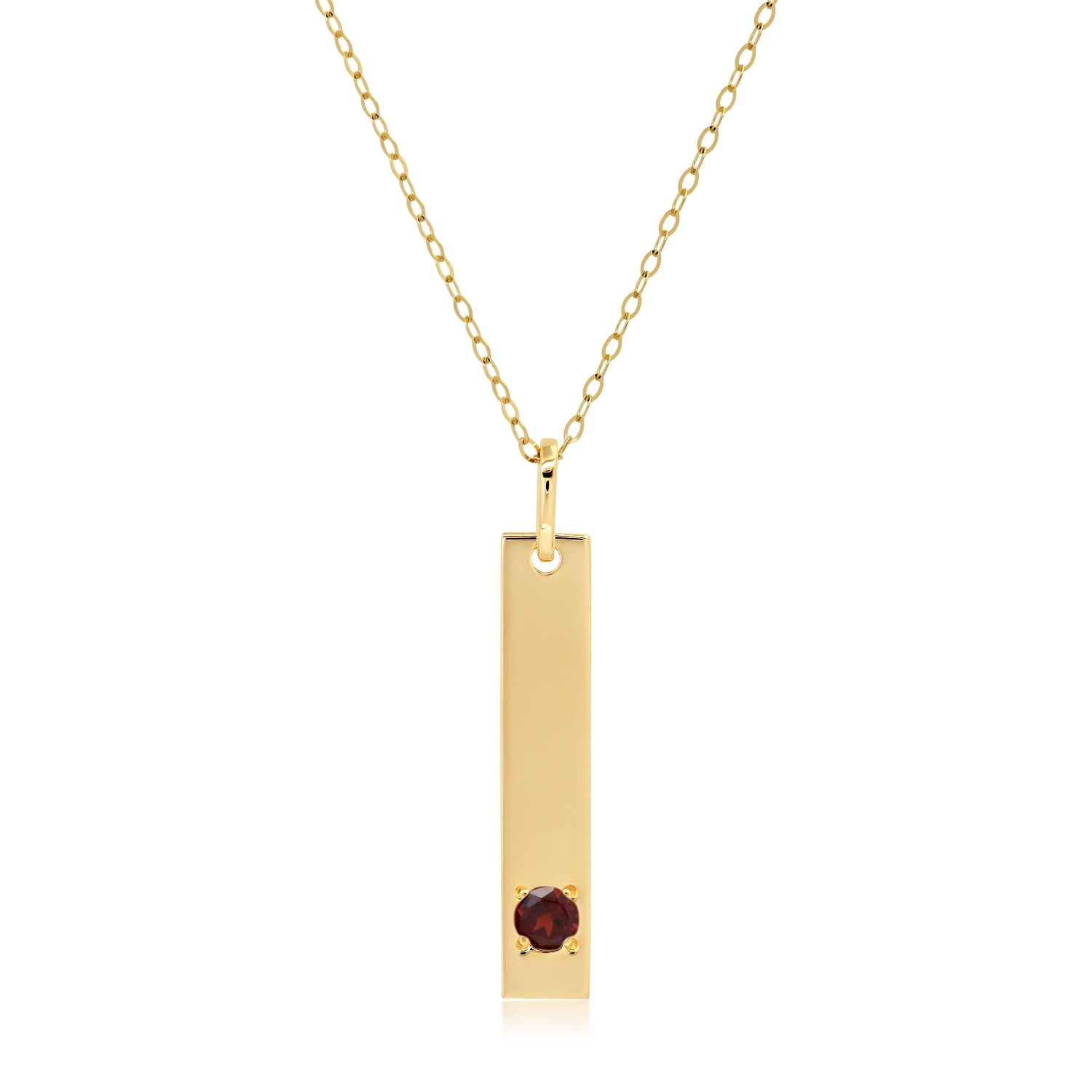 16 inch gold bar cheap necklace
