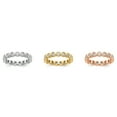 thumbnail image 1 of 14k Yellow Gold Bezel Set Diamond Eternity Wedding Band Circle Anniversary Ring Size 4.5 - 1/2 Ct., 1 of 5