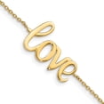 thumbnail image 1 of 14k Yellow Gold Bracelet with station 13 mm 7 in Polished LOVE, 1 of 5