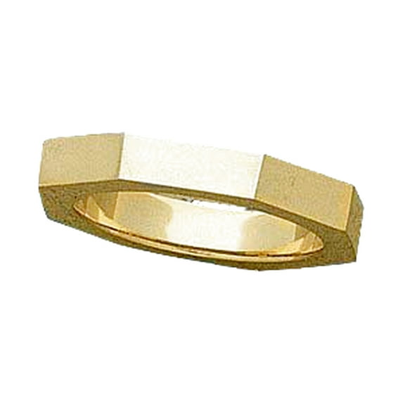14k Yellow Gold Bridal Engagement Ringer Band Size 8 Engagement Ring for Women and Men - 8.2 Grams