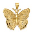 thumbnail image 1 of 14k Yellow Gold Butterfly Charm Pendant, 1 of 1