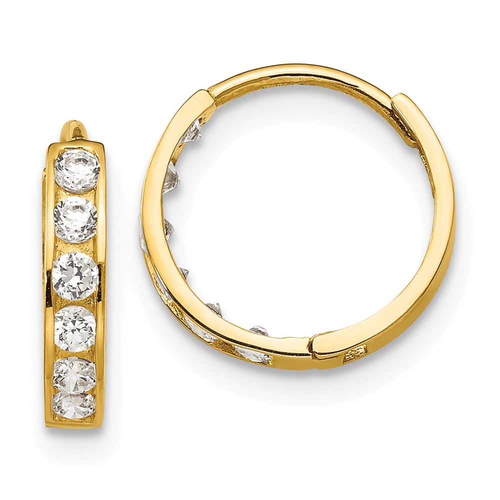14k gold children's hoop earrings deals