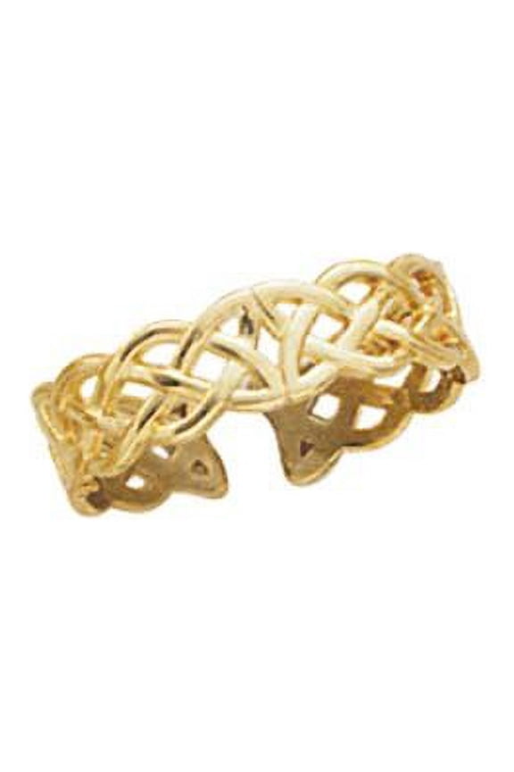 14k Yellow Gold Celtic Band Toe Ring - 1.0 Grams