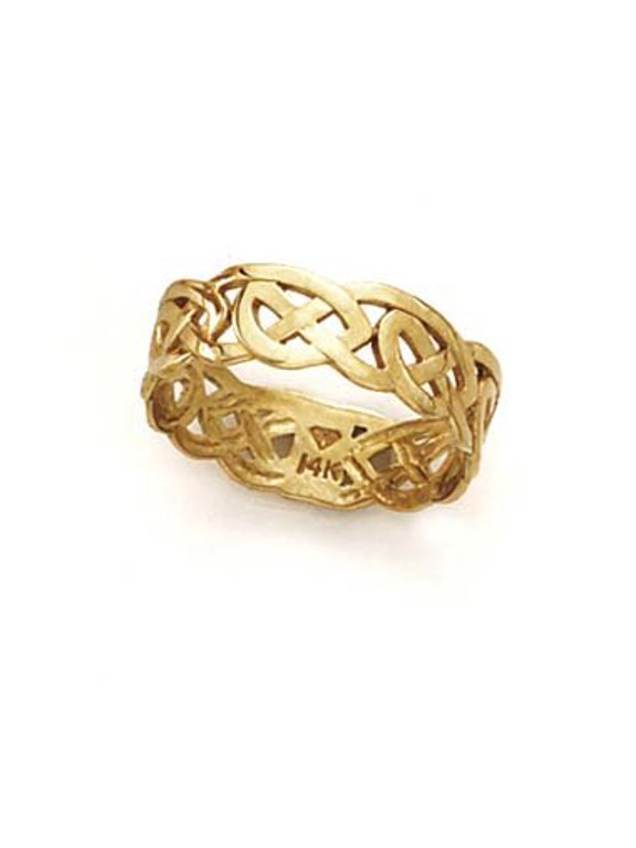 14k Yellow Gold Celtic Toe Ring - 2.3 Grams