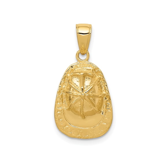 14k Yellow Gold Chi Rho Pendant Necklace for Men or Women, Rustic Textured Christian Medallion with Ancient Greek Faith Symbol