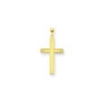 thumbnail image 1 of 14k Yellow Gold Cross Charm - 2.5 Grams - Measures 18.4x36.6mm, 1 of 2