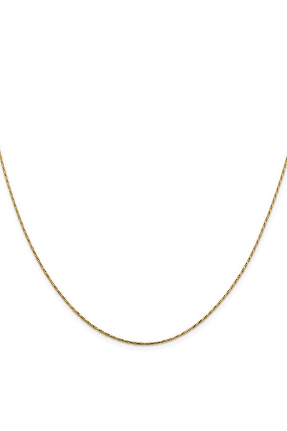 14k Yellow Gold D.C Double Curb Snake Chain