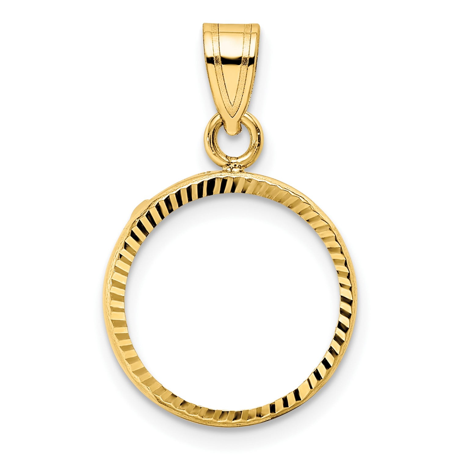Gold coin bezels with diamonds shop
