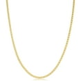 thumbnail image 1 of KoolJewelry 14k Yellow Gold Diamond Weave Chain Necklace (2 mm, 20 inch), 1 of 5