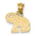 thumbnail image 1 of 14k Yellow Gold Elephant Charm - .9 Grams - Measures 16x8mm Wide, 1 of 2