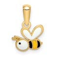 thumbnail image 2 of Gold Plated Enamel Honey Bee Charms – 24mm Honeycomb Design – 2, 5, Or 10 Pieces 2 of 6