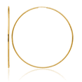 thumbnail image 1 of 14K Solid Yellow Gold Endless Round Extra Large Hoop Earrings, 1 of 11