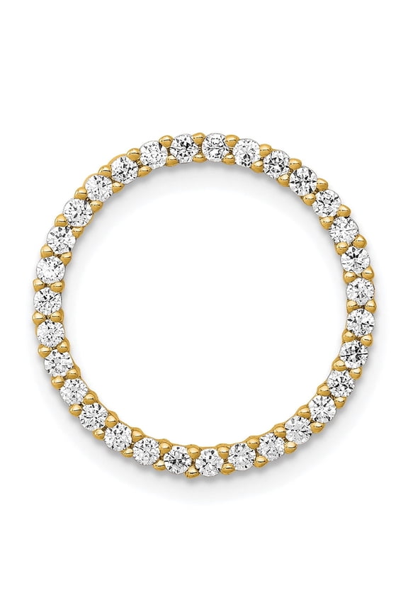 14k Yellow Gold Eternity Tennis Bracelet for Women with Round White Gemstones, Elegant Fine Jewelry for Anniversary, Wedding, or Formal Wear, Classic Luxury Linear Design