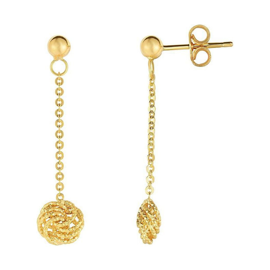 18 karat gold earring - أزوري للمجوهرات والألماس AZZURRI-A