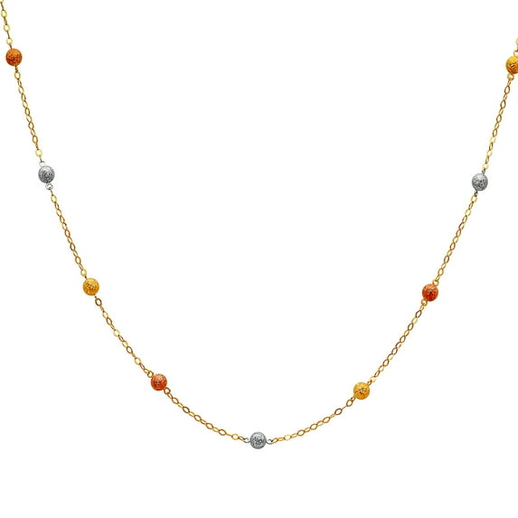 14k Yellow Gold Fancy Necklace Pendant Necklace for Women - 4.3 Grams