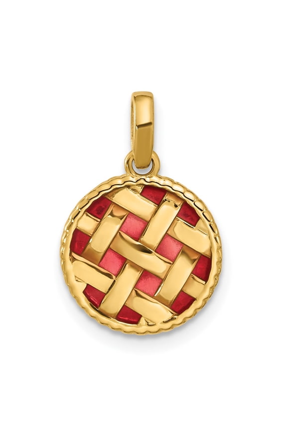 14k Yellow Gold Fancy Pie