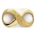 thumbnail image 1 of 14k Yellow Gold Figure 8 Polihed Satin Slide - 1.6 Grams, 1 of 2