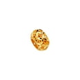 thumbnail image 1 of 14k Yellow Gold Filigree Oval Slider For Mix and Match Bracelet 7x9mm Link Bracelet - .6 Grams, 1 of 2