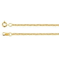 thumbnail image 1 of 14k Yellow Gold Filled 1.5mm Necklace 18 Inch Cable Chain With Spring-Ring Chain Necklace for Women and Men, 1 of 2