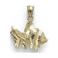 thumbnail image 1 of 14k Yellow Gold Fish Pendant - 3.5 Grams, 1 of 2