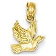 thumbnail image 1 of 14k Yellow Gold Flying Dove Pendant, 1 of 4
