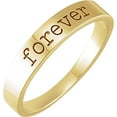 thumbnail image 1 of 14k Yellow Gold Forever Polished Stackable Ring Size 8 Stackable Ring for Women - 2.9 Grams, 1 of 2